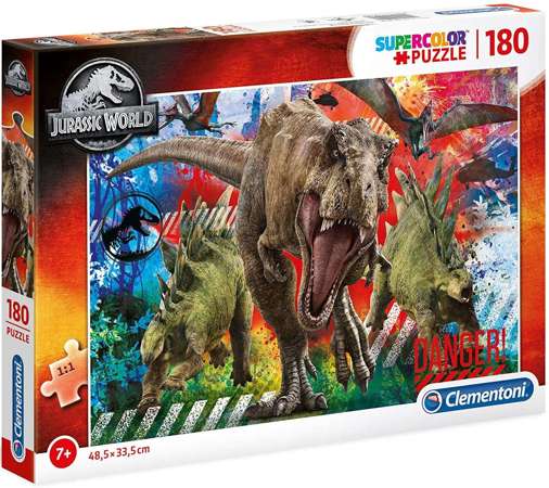 Puzzle Jurassic World Dinozaury 180 elementów
