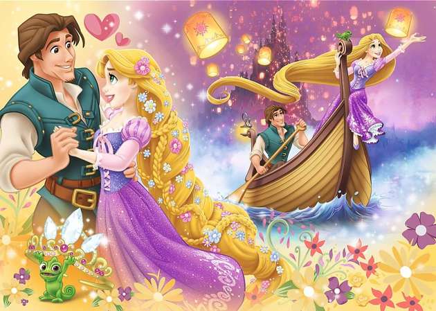 Puzzle Księżniczki Disney 200 elementów Disney Princess Magiczny świat księżniczek