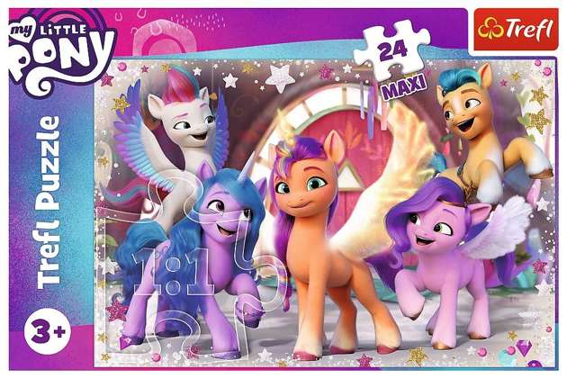 Puzzle Maxi 24 elementów My Little Pony Radość Kucyków Pony