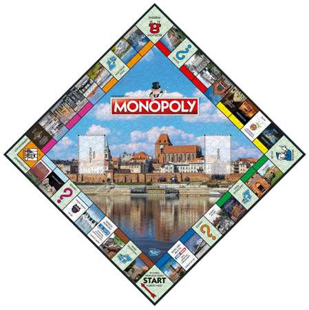 Puzzle Monopoly Edycja Toruń Plansza 1000 elementów Winning Moves