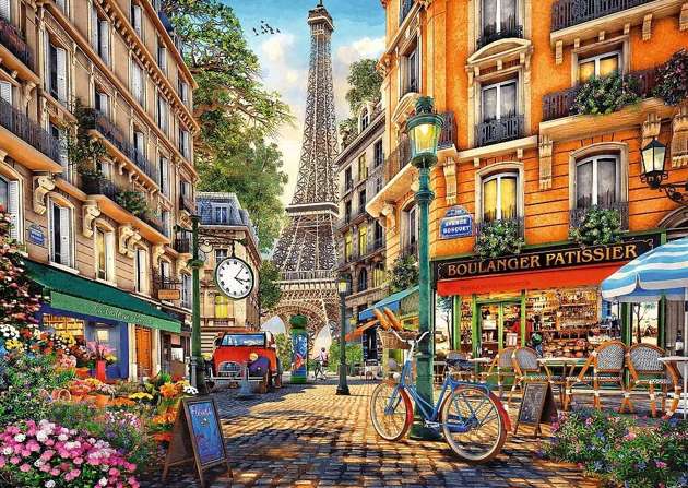 Puzzle Popołudnie w Paryżu, 2000 elementów, Trefl 27121