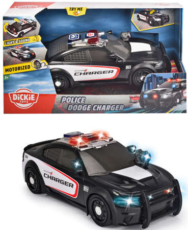 Radiowóz policyjny Go Real Dodge Charger z napędem światło/dźwięk