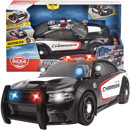 Radiowóz policyjny Go Real Dodge Charger z napędem światło/dźwięk