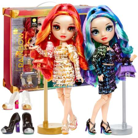 Rainbow High 2 lalki bliźniaczki Laurel De'Vious i Holly De'Vious 26 cm