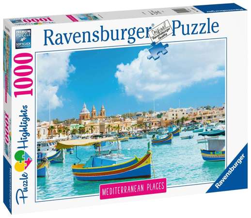 Ravensburger 149780 Puzzle 1000 Śródziemnomorska Malta