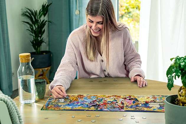Ravensburger 151097 Puzzle 1000 Panorama Bohaterowie Disney'a