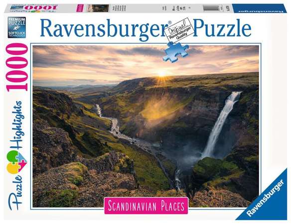 Ravensburger 167388 Puzzle 1000 Haifoss Islandia
