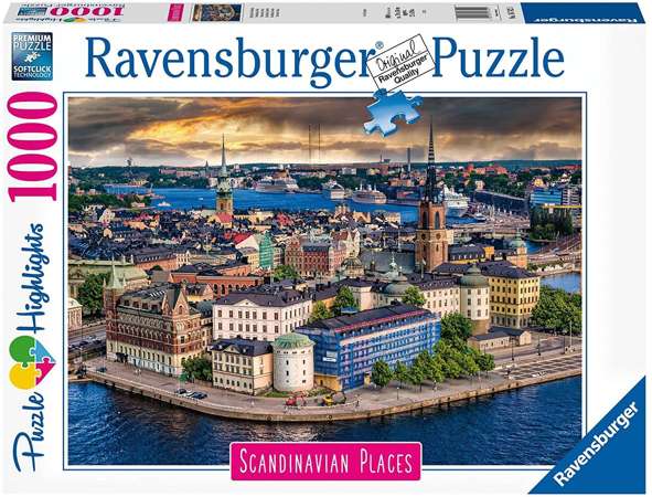 Ravensburger 167425 Puzzle 1000 Sztokholm Szwecja