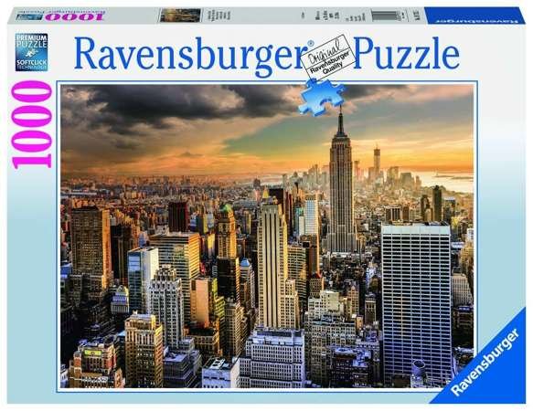 Ravensburger Puzzle 1000 Drapacze Chmur Nowy Jork 