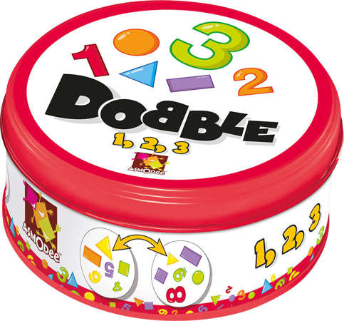 Rebel Dobble 1-2-3 Towarzyska Gra Rodzinna cyfry kształty