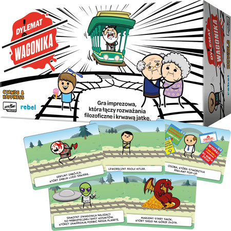 Rebel Dylemat Wagonika gra imprezowa Cyanide & Happiness czarny humor