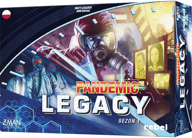 Rebel Pandemic Legacy: Sezon 1 Towarzyska gra planszowa (edycja niebieska)