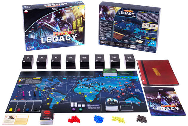 Rebel Pandemic Legacy: Sezon 1 Towarzyska gra planszowa (edycja niebieska)
