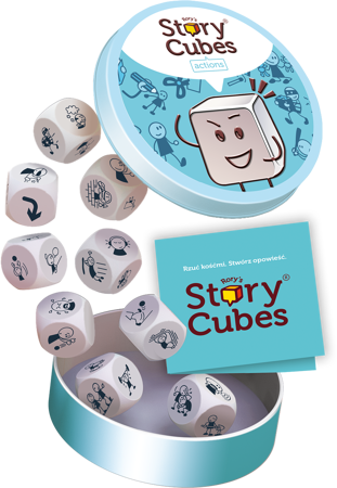 Rebel Story Cubes akcje klasyczna towarzyska gra w kości opowieści