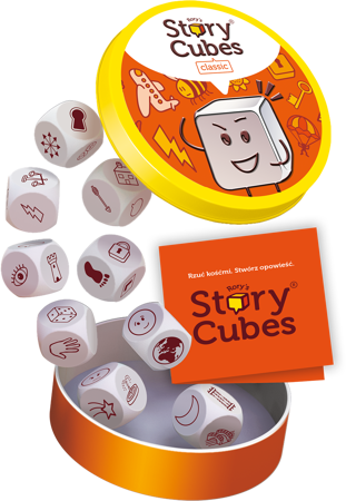Rebel Story Cubes klasyczna towarzyska gra w kości opowieści