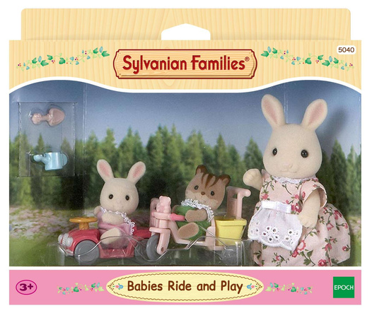 SYLVANIAN Trójkołowy rower z zabawkami 
