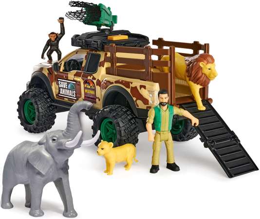 Safari Zestaw Strażnika Zwierząt Pojazd z figurkami
