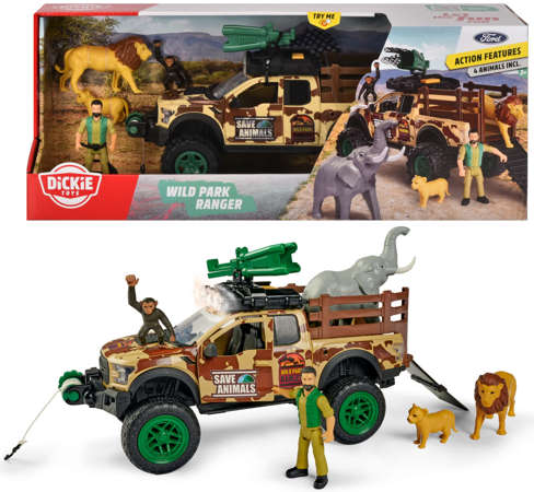 Safari Zestaw Strażnika Zwierząt Pojazd z figurkami