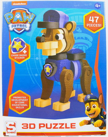 Sambro Psi Patrol Puzzle 3D Chase 47 elementów