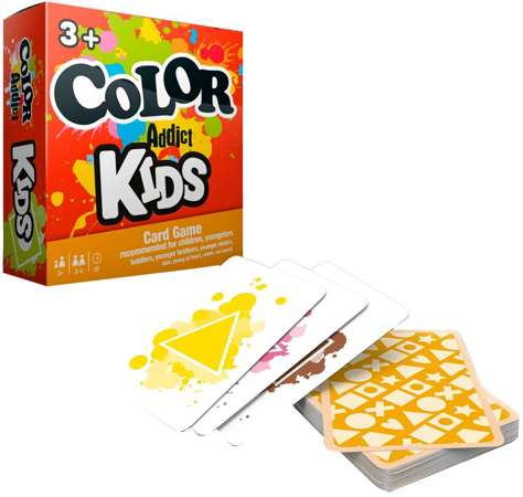 Shuffle Gra karciana Color Addict Kids dopasowanie kolorów dla najmłodszych