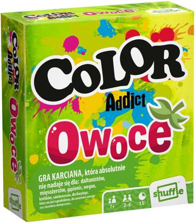 Shuffle Gra karciana Color Addict Owoce dopasowanie kolorów