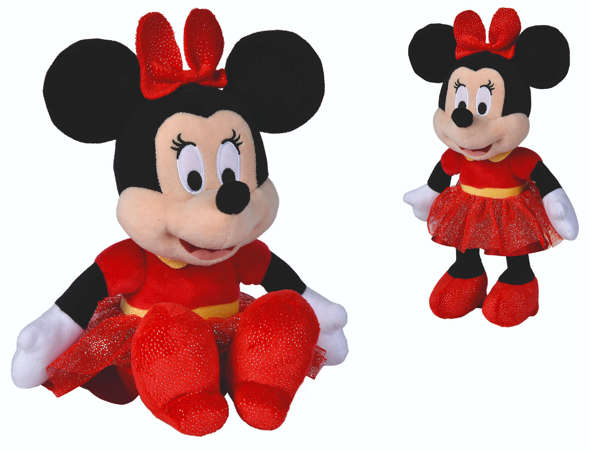 Simba Disney maskotka Myszka Minnie w czerwonej sukni