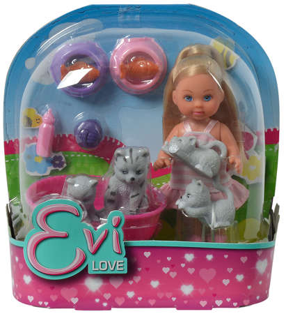 Simba Evi Love lalka blondynka z kotkami