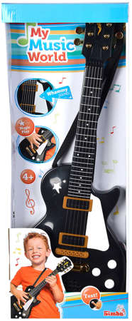Simba Gitara elektryczna rockowa czarna 
