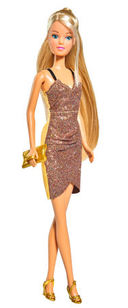 Simba Lalka Steffi Glitter z błyszczącymi sukienkami