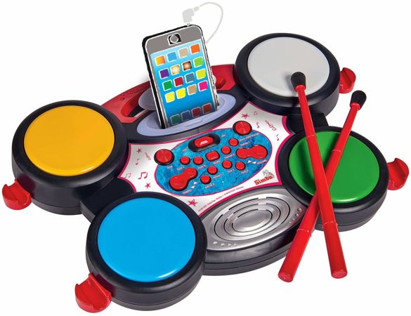 Simba Plug&Play Perkusja elektroniczna dla dzieci z odtwarzaczem mp3 