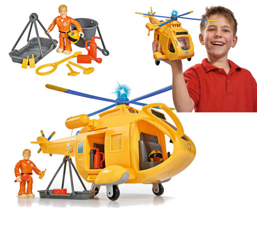 Simba Strażak Sam Helikopter Wallaby II z figurką Sama