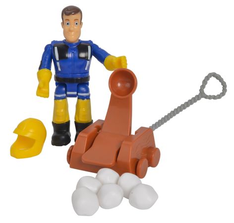 Simba Strażak Sam Śnieżny Quad Mercury z figurką Sama i akcesoriami