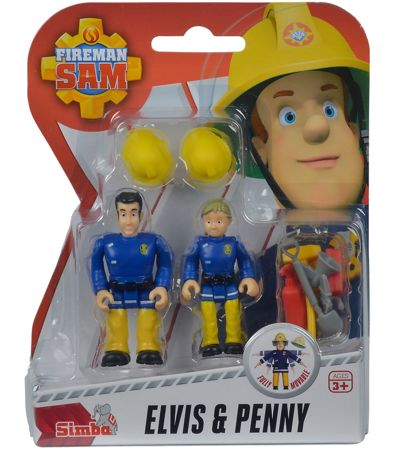 Simba Strażak Sam Zestaw 2 figurek Penny i Elvis
