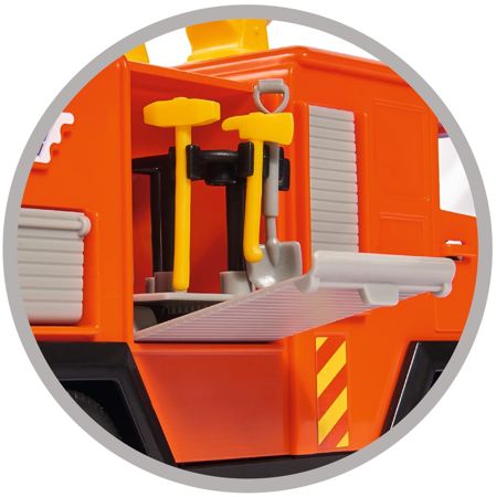 Simba Strażak Sam Zestaw Wóz strażacki Jupiter 2.0 i Remiza Strażacka Światło i Dźwięk