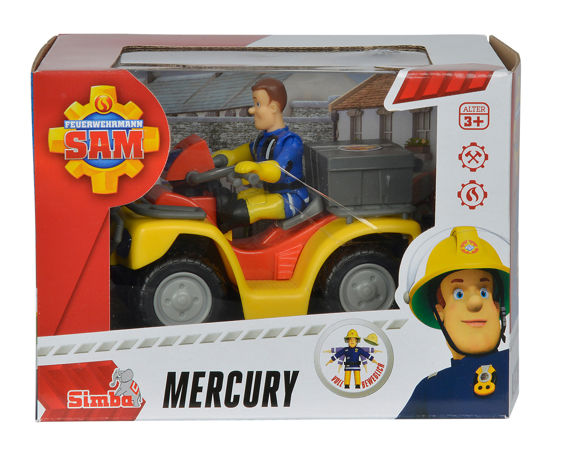 Simba Strażak Sam wóz strażacki Venus i quad Mercury Merkury