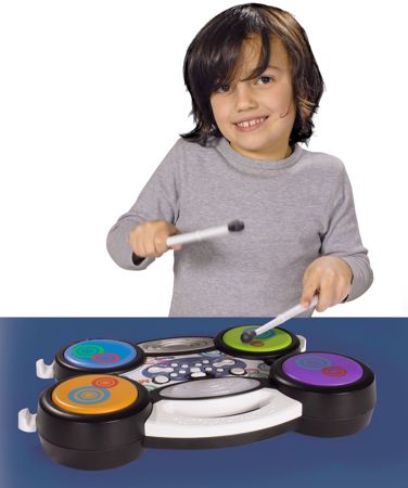 Simba i-Drum Perkusja elektroniczna dla dzieci z odtwarzaczem mp3 