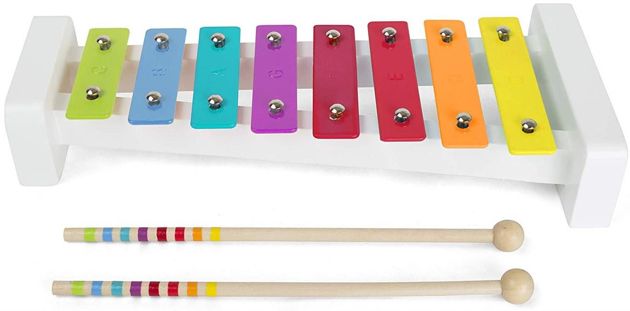 Small Foot Drewniane kolorowe Cymbałki ksylofon