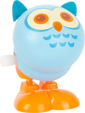 Small Foot Skacząca nakręcana drewniana figurka Sowa