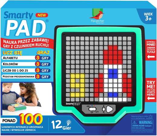Smarty Pad Interaktywny Tablet PL 12 gier