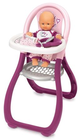 Smoby Baby Nurse Krzesełko do karmienia dla lalek