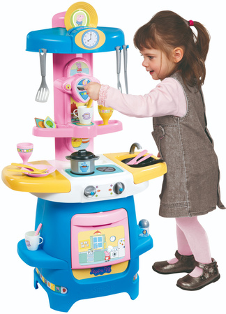 Smoby Świnka Peppa Kuchnia Cooky + 22 akcesoria