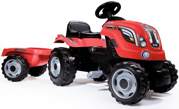 Smoby Traktor Jeździk XL Farmer z przyczepką dla dzieci