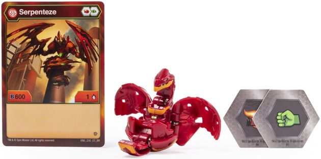 Spin Master Bakugan Pyrus Serpenteze figurka - kula i karty 