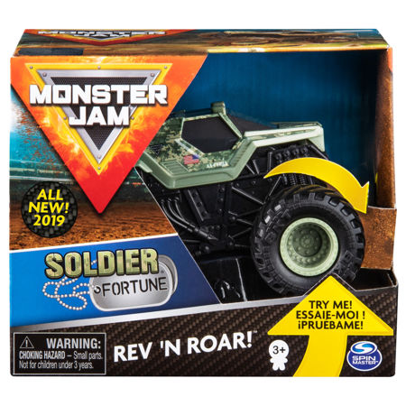 Spin Master Monster Jam Wóz Soldier Fortune Warczące opony