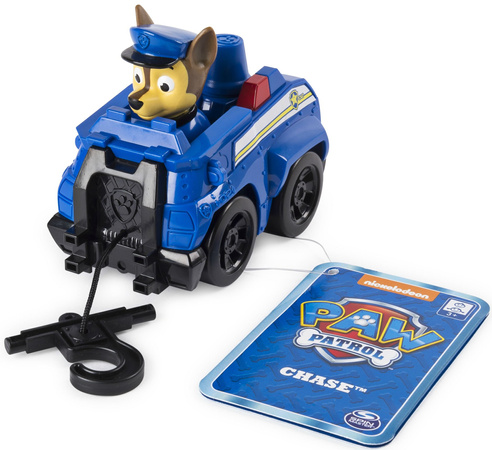 Spin Master Psi Patrol Autko pojazd radiowóz policyjny Chase z wyciąganą linką z hakiem