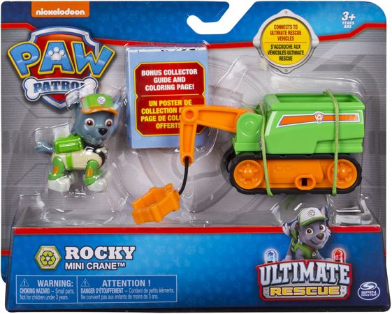 Spin Master Psi Patrol Ultimate Rescue Minipojazd Rocky + figurka