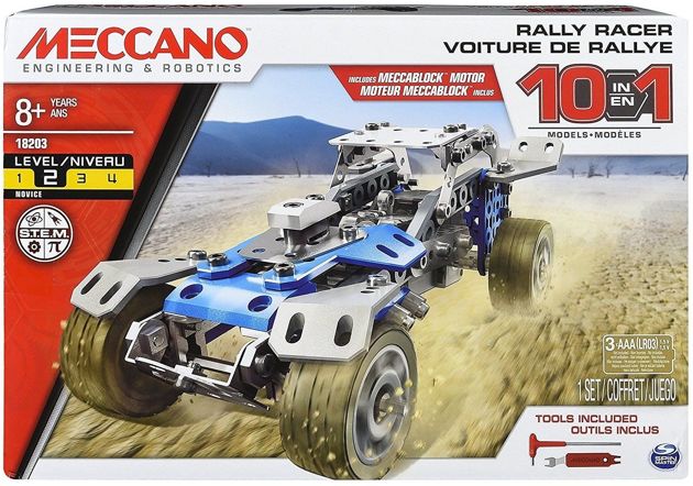 Spin Meccano Klocki konstrukcyjne 10w1 Rally Racer