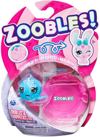 Spin Zoobles Animal figurka Sparkelle Narwhal