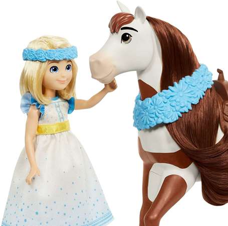 Spirit Untamed zestaw lalka Abigail i koń Boomerang