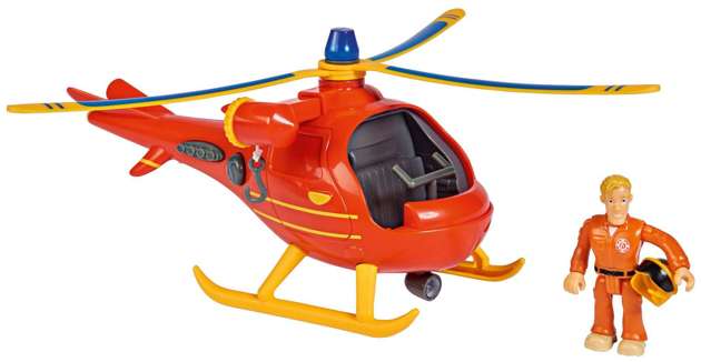 Strażak Sam zestaw Remiza strażacka, Helikopter Wallaby i Quad policyjny + figurki